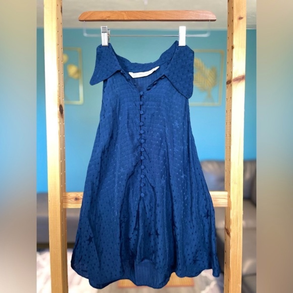 🌸Zara Sleeveless Navy Blue Blouse-Size XS🌸